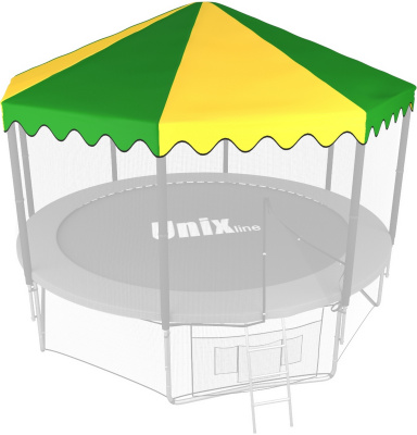 Крыша для батута Unix Line 14 ft ROU14GR Green\Yellow