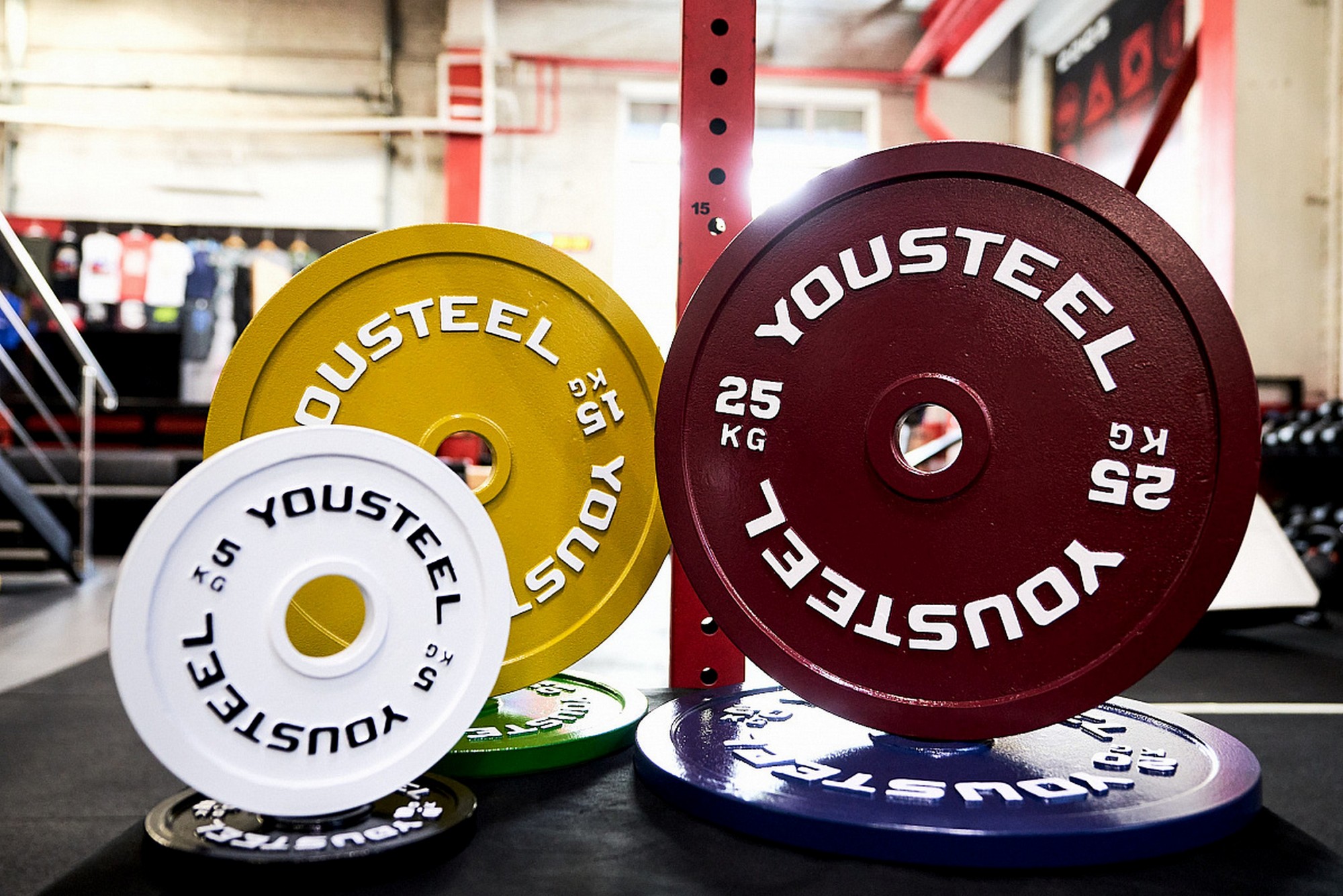 Стальной диск 50кг YouSteel черный