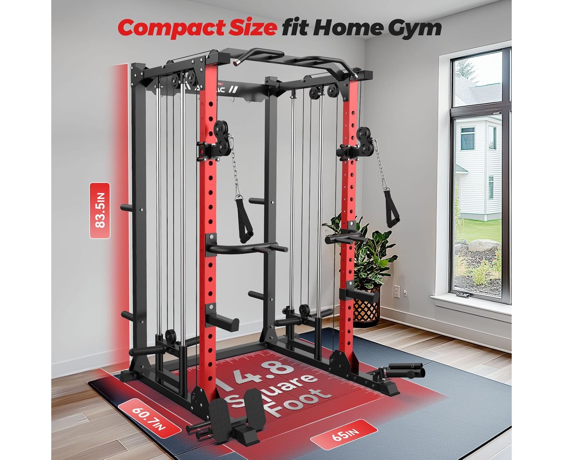 Силовая рама многофункциональная DFC D034 | Premium Fitness