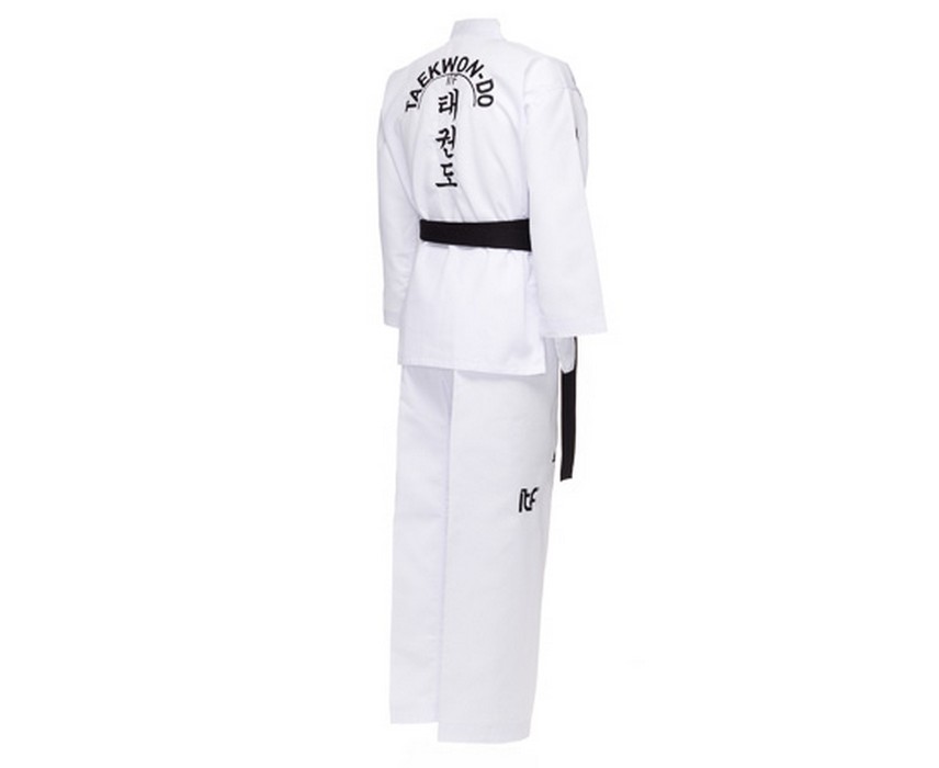 Добок для тхэквондо с поясом Adidas подростковый ITF Student Dobok белый adiTITF01
