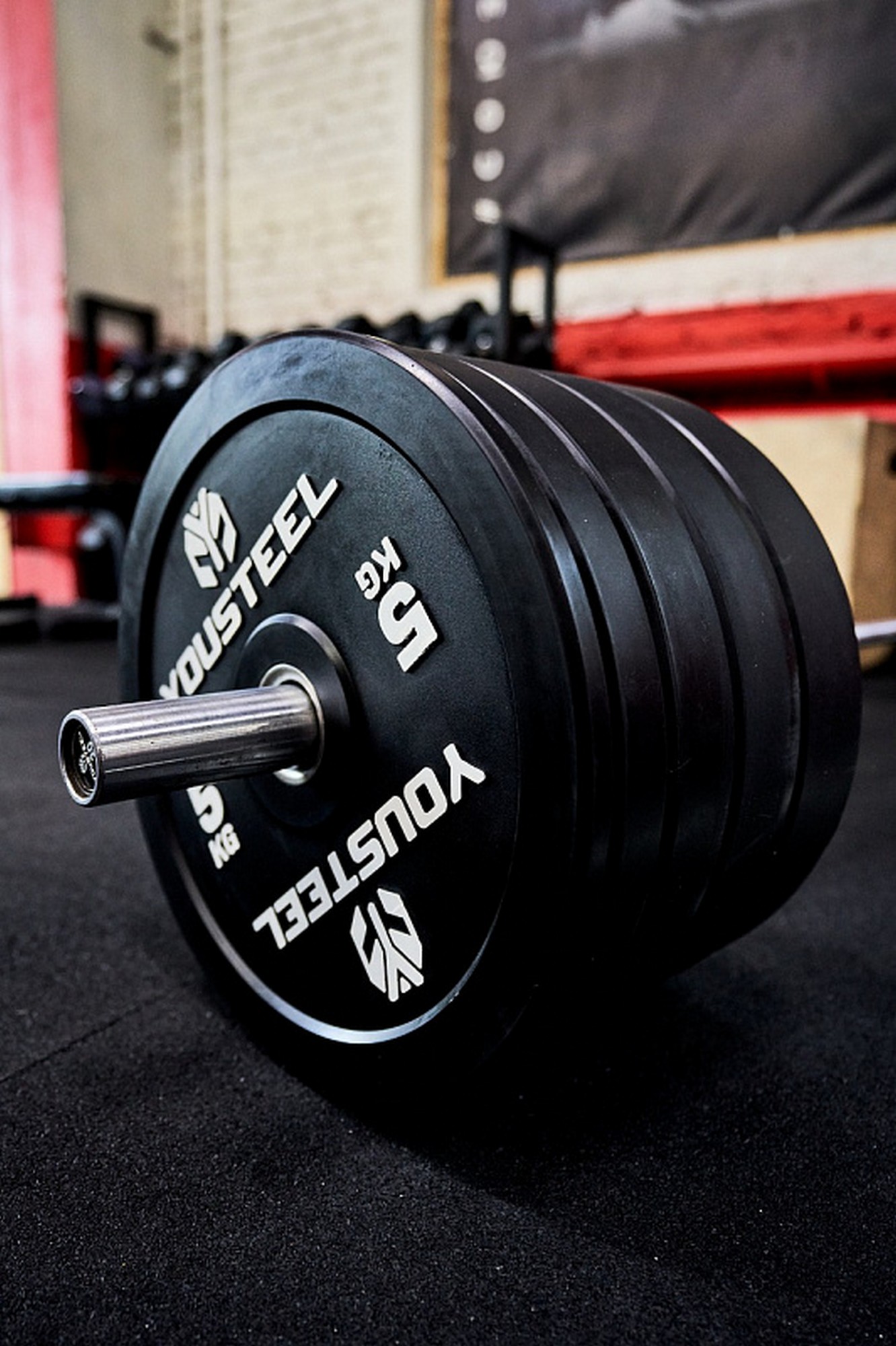 Диск EVO BUMPER PLATE 20кг YouSteel черный