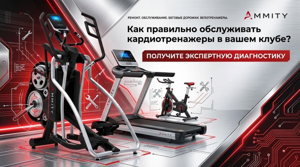 Обслуживание кардиотренажеров в вашем фитнес-клубе