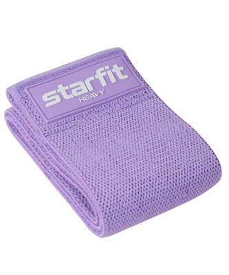Мини-эспандер Star Fit высокая нагрузка, текстиль ES-204 фиолетовый пастель