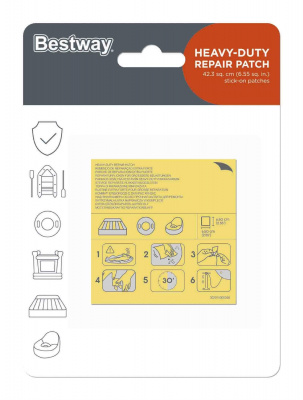 Ремкомплект повышенной плотности Bestway 62068 (10шт 6,5х6,5см)