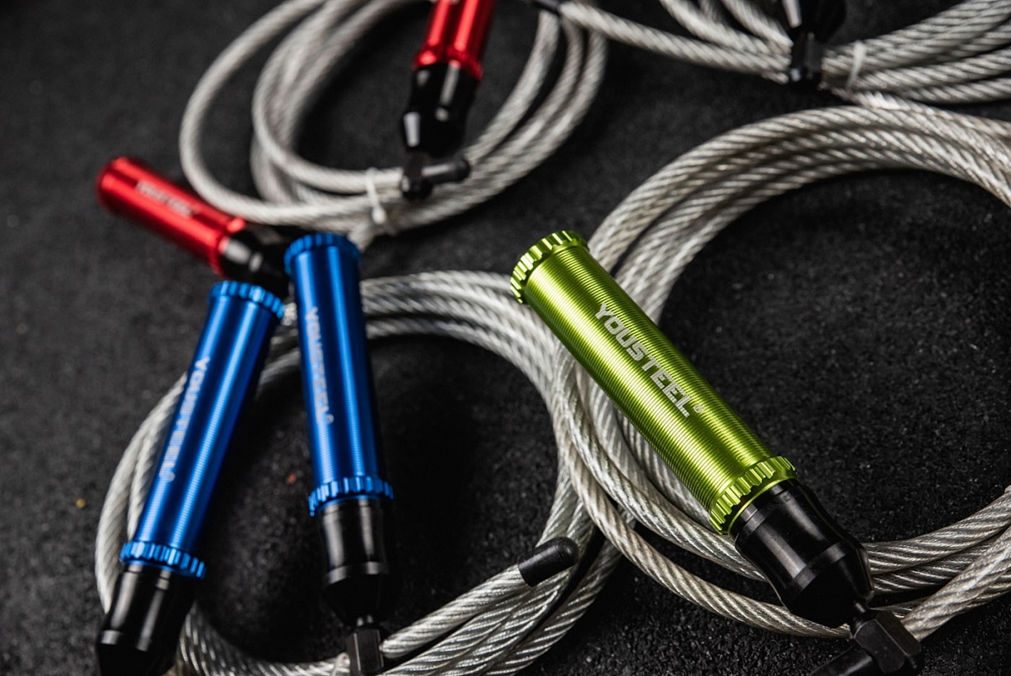 Скакалка YouSteel Heavy jump rope красный