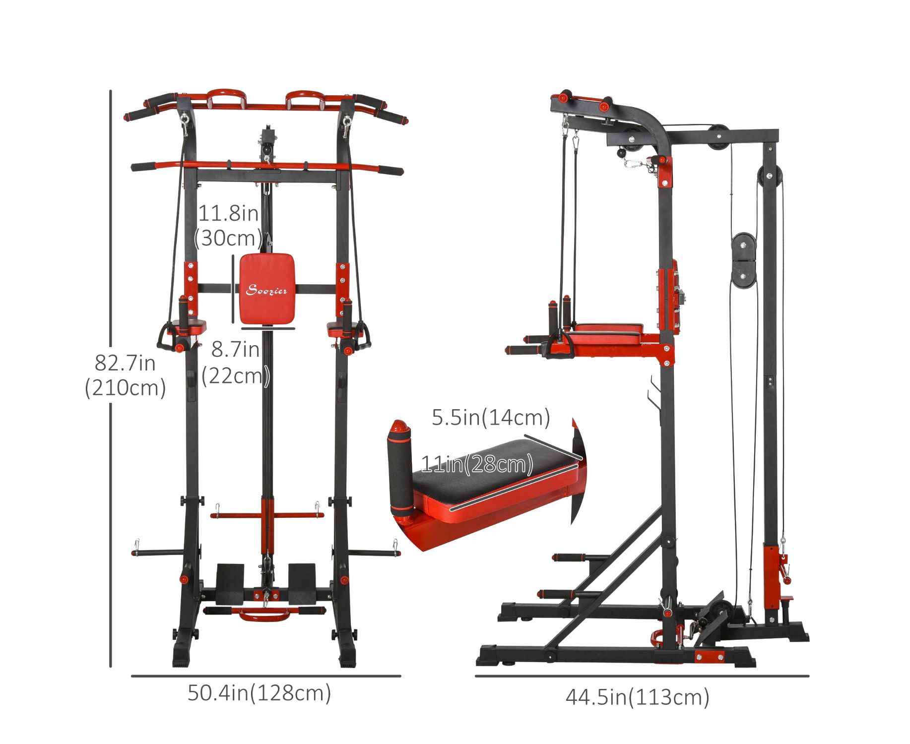 Турник-брусья, тяга сверху DFC HOMEGYM HOMCOM D270 | Premium Fitness